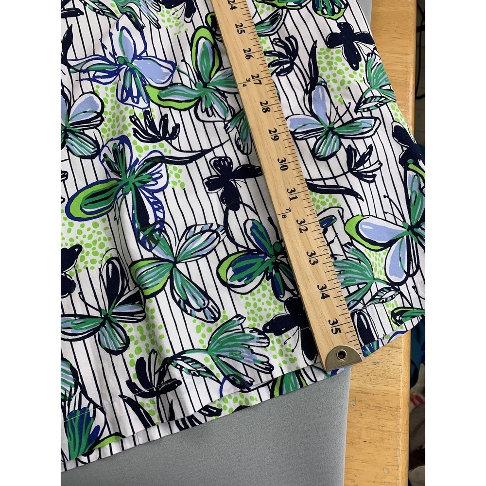 Talbots Womens Dress 10 Butterfly Preppy Beachy Boho Cute Coastal Travel Garden - Picture 6 of 6